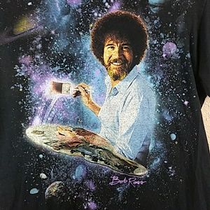 Bob Ross Shirts - 🎂Bob Ross graphic tee shirt Bob Ross Shirts - 🎂Bob Ross graphic tee shirt